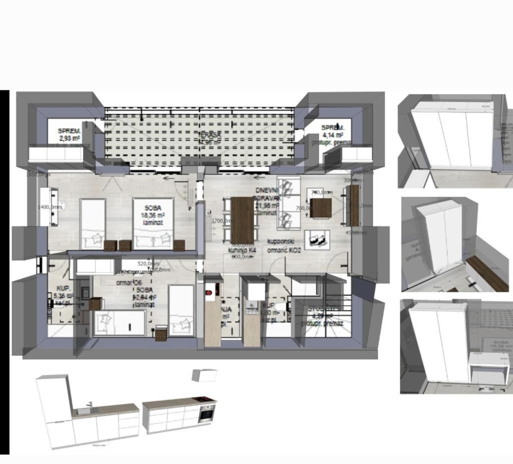 Villa Aquamarine Apartments Novalja Ngoại thất bức ảnh